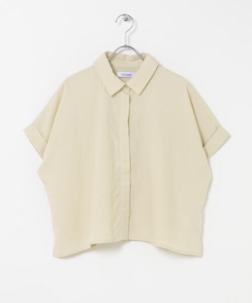 URBAN RESEARCH Sonny Label(アーバンリサーチサニーレーベル)の「リネン混クロップドドルマンシャツ(シャツ/ブラウス・レディース・ネイビー/ベージュ/ホワイト系その他・FREE)」の11枚目の写真