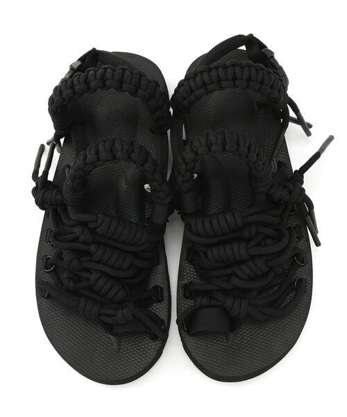 beautiful people（ビューティフルピープル）の「beautiful people/ビューティフルピープル/SUICOKE engineering sandals（サンダル・レディース・ブラック・10）」の2枚目の写真