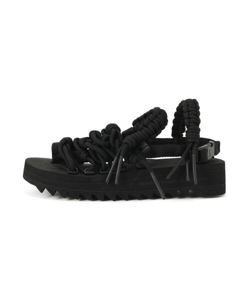 beautiful people（ビューティフルピープル）の「beautiful people/ビューティフルピープル/SUICOKE engineering sandals（サンダル・レディース・ブラック・10）」の3枚目の写真