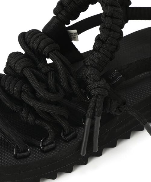 beautiful people（ビューティフルピープル）の「beautiful people/ビューティフルピープル/SUICOKE engineering sandals（サンダル・レディース・ブラック・10）」の6枚目の写真