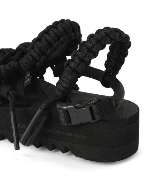 beautiful people（ビューティフルピープル）の「beautiful people/ビューティフルピープル/SUICOKE engineering sandals（サンダル・レディース・ブラック・10）」の8枚目の写真