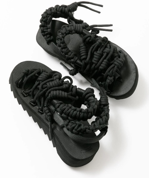 beautiful people（ビューティフルピープル）の「beautiful people/ビューティフルピープル/SUICOKE engineering sandals（サンダル・レディース・ブラック・10）」の10枚目の写真