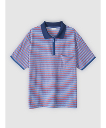 POKER FACE（ポーカーフェイス）の「ZIPPER POLO T-SHIRTS BLUE（ポロシャツ）」