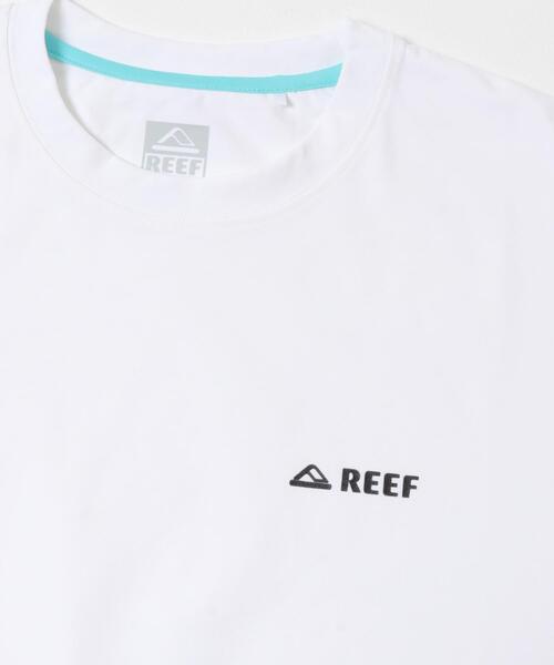 REEF(リーフ)の「REEF 1POINT LOGO RASH SHORT-SLEEVE T-SHIRTS(Tシャツ/カットソー・メンズ・ブラック/ホワイト・LARGE/MEDIUM)」の4枚目の写真