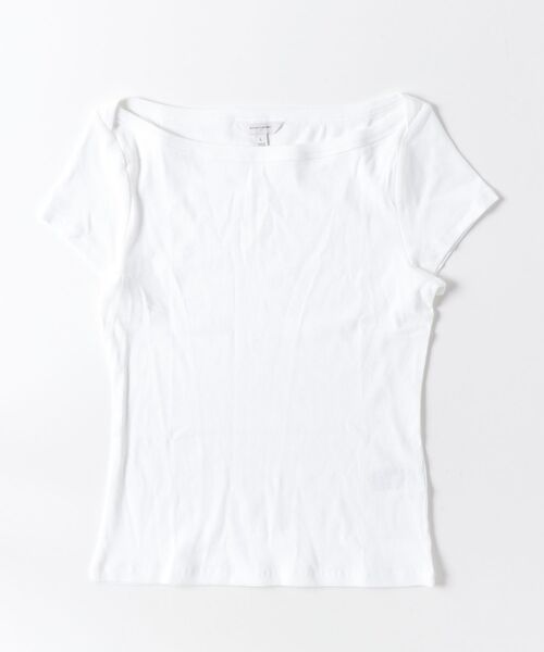 BANANA REPUBLIC FACTORY STORE(バナナリパブリック ファクトリーストア)の「BANANA REPUBLIC FACTORY STORE リブボートネックトップス(Tシャツ/カットソー・レディース・ブラック/ホワイト/ネイビー・L/S/M/XS)」の11枚目の写真