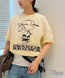 JOHNBULL/ジョンブル PEANUTS CHARLIE BROWN TEE