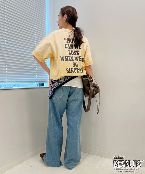 FRAMeWORK（フレームワーク）の「JOHNBULL/ジョンブル PEANUTS CHARLIE BROWN TEE（Tシャツ/カットソー・レディース・イエロー・FREE）」の21枚目の写真