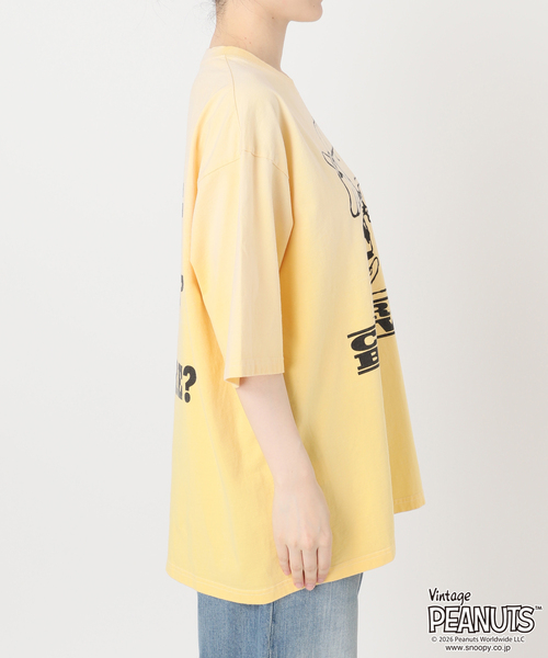 FRAMeWORK（フレームワーク）の「JOHNBULL/ジョンブル PEANUTS CHARLIE BROWN TEE（Tシャツ/カットソー・レディース・イエロー・FREE）」の4枚目の写真
