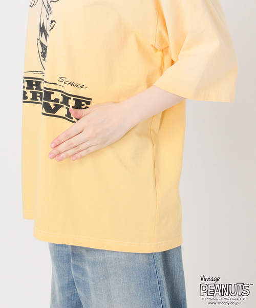 FRAMeWORK（フレームワーク）の「JOHNBULL/ジョンブル PEANUTS CHARLIE BROWN TEE（Tシャツ/カットソー・レディース・イエロー・FREE）」の6枚目の写真