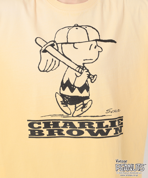 FRAMeWORK（フレームワーク）の「JOHNBULL/ジョンブル PEANUTS CHARLIE BROWN TEE（Tシャツ/カットソー・レディース・イエロー・FREE）」の7枚目の写真