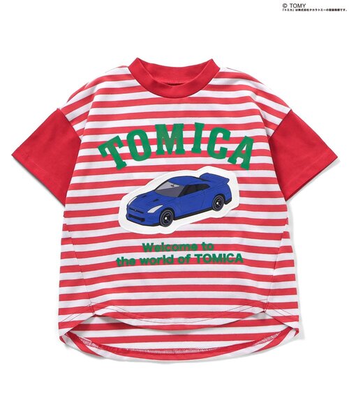 BIT'Z(ビッツ)の「TOMICA4車種プリントTシャツ(Tシャツ/カットソー・キッズ・チャコール/ブルー/マスタード/レッド・120/110/100/95/90/80)」の4枚目の写真