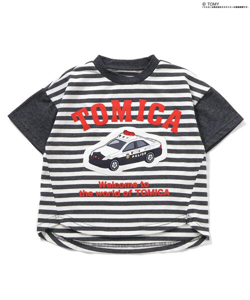 BIT'Z(ビッツ)の「TOMICA4車種プリントTシャツ(Tシャツ/カットソー・キッズ・チャコール/ブルー/マスタード/レッド・120/110/100/95/90/80)」の2枚目の写真