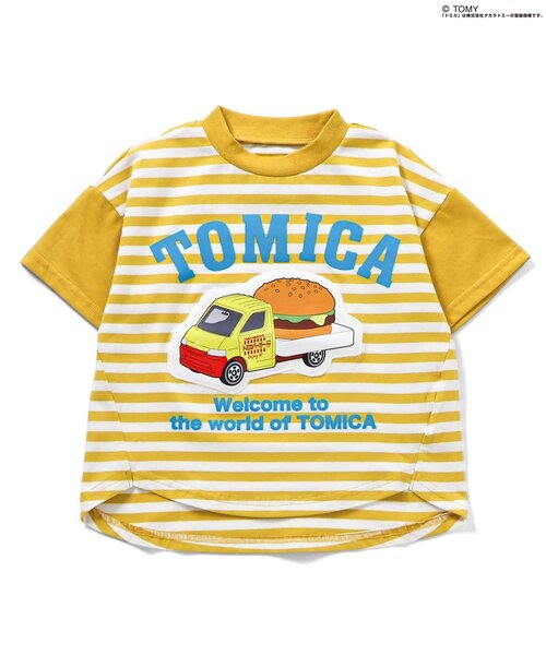 BIT'Z(ビッツ)の「TOMICA4車種プリントTシャツ(Tシャツ/カットソー・キッズ・チャコール/ブルー/マスタード/レッド・120/110/100/95/90/80)」の3枚目の写真