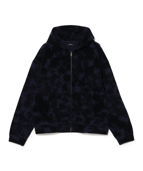 BEAMS（ビームス）の「フロッキー フルジップ フーディ―（スウェット・メンズ・ネイビー/オリーブ・S/XL/L/M）」の8枚目の写真