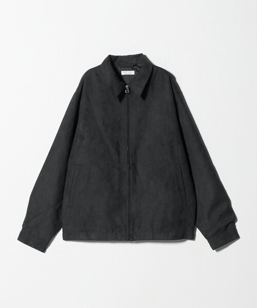 BEAUTY&YOUTH UNITED ARROWS(ビューティーアンドユースユナイテッドアローズ)の「【WEB限定 WARDROBE SMART】スエードライク ジップ ブルゾン(ブルゾン・メンズ・ダークグレー/ブラック・M/XL/S/L)」の1枚目の写真