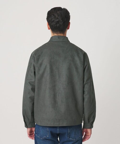 BEAUTY&YOUTH UNITED ARROWS(ビューティーアンドユースユナイテッドアローズ)の「【WEB限定 WARDROBE SMART】スエードライク ジップ ブルゾン(ブルゾン・メンズ・ダークグレー/ブラック・M/XL/S/L)」の9枚目の写真