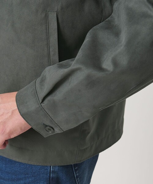 BEAUTY&YOUTH UNITED ARROWS(ビューティーアンドユースユナイテッドアローズ)の「【WEB限定 WARDROBE SMART】スエードライク ジップ ブルゾン(ブルゾン・メンズ・ダークグレー/ブラック・M/XL/S/L)」の12枚目の写真