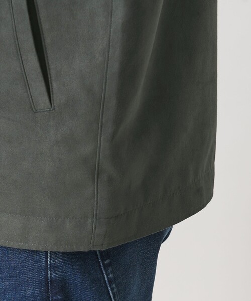 BEAUTY&YOUTH UNITED ARROWS(ビューティーアンドユースユナイテッドアローズ)の「【WEB限定 WARDROBE SMART】スエードライク ジップ ブルゾン(ブルゾン・メンズ・ダークグレー/ブラック・M/XL/S/L)」の13枚目の写真