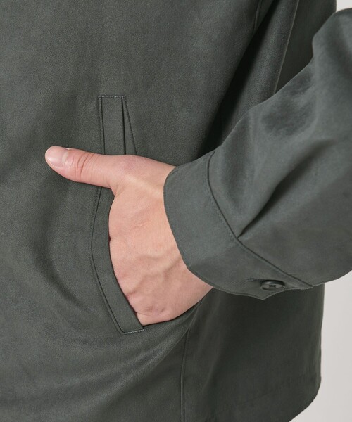 BEAUTY&YOUTH UNITED ARROWS(ビューティーアンドユースユナイテッドアローズ)の「【WEB限定 WARDROBE SMART】スエードライク ジップ ブルゾン(ブルゾン・メンズ・ダークグレー/ブラック・M/XL/S/L)」の14枚目の写真