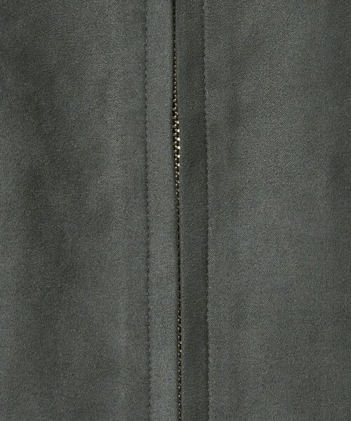 BEAUTY&YOUTH UNITED ARROWS(ビューティーアンドユースユナイテッドアローズ)の「【WEB限定 WARDROBE SMART】スエードライク ジップ ブルゾン(ブルゾン・メンズ・ダークグレー/ブラック・M/XL/S/L)」の17枚目の写真
