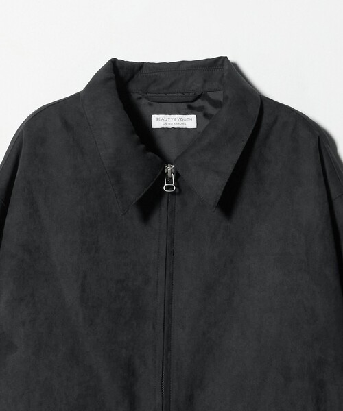 BEAUTY&YOUTH UNITED ARROWS(ビューティーアンドユースユナイテッドアローズ)の「【WEB限定 WARDROBE SMART】スエードライク ジップ ブルゾン(ブルゾン・メンズ・ダークグレー/ブラック・M/XL/S/L)」の19枚目の写真