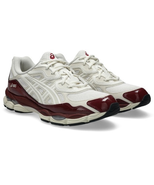 ASICS(アシックス)の「GEL-NYC / ゲルエヌワイシー(スニーカー・メンズ・ホワイト×レッド・26/27/25.5/23.5/23/25/24/28/24.5/27.5/26.5/28.5)」の1枚目の写真