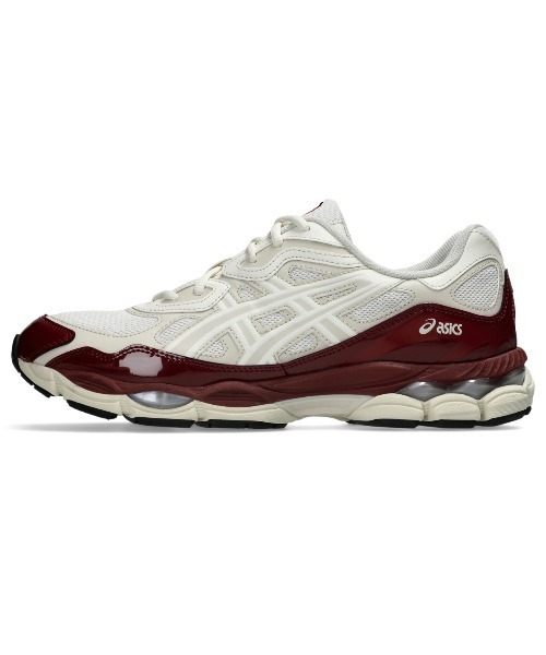 ASICS(アシックス)の「GEL-NYC / ゲルエヌワイシー(スニーカー・メンズ・ホワイト×レッド・26/27/25.5/23.5/23/25/24/28/24.5/27.5/26.5/28.5)」の2枚目の写真