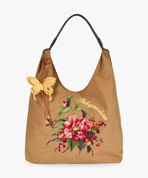 ANNA SUI(アナスイ)の「フラワーマーケット ハンドバッグ(ハンドバッグ・レディース・ブラック×パープル/キャメル/カーキ/ブラック×レッド・FREE)」の4枚目の写真