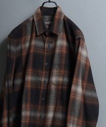 ANPAS（アンパス）の「Organic Cotton Flannel Shirt (Solid / Stripe / Check)  / オーガニックコットン ネルシャツ 無地/ストライプ/チェック柄 メンズ レギュラーカラーシャツ 長袖 秋冬 トップス（シャツ/ブラウス）」