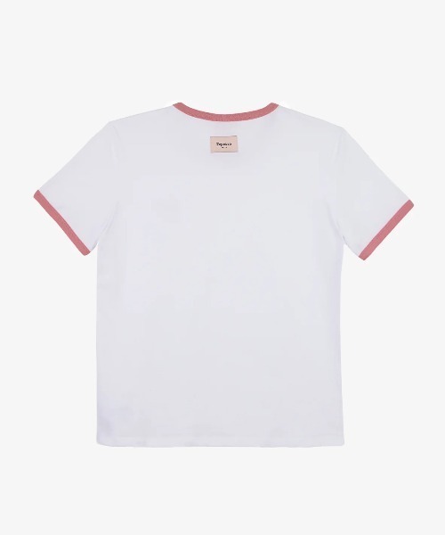 Repetto(レペット)の「レペット ツートーン Tシャツ / S0682B(Tシャツ/カットソー・レディース・ピンク・MEDIUM/SMALL)」の3枚目の写真