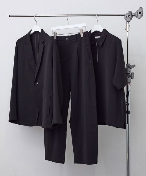 le cercle ADAM ET ROPE'(ルセルクルアダムエロペ)の「ストレッチドライツイルバレルパンツ/セットアップ対応(その他パンツ・メンズ・ブラック/ブラウン・LL/M/L)」の13枚目の写真