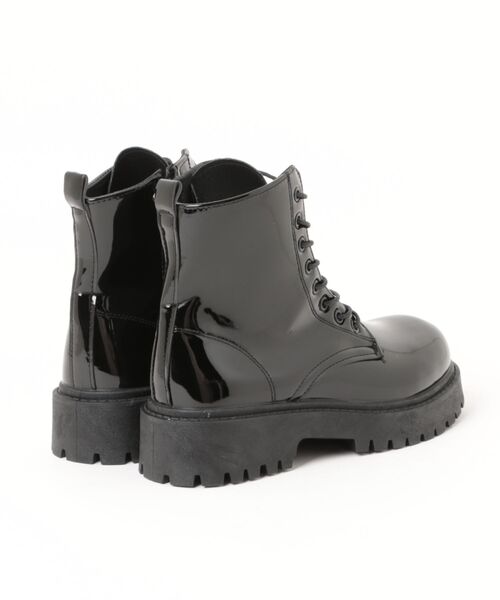 Burner(バーナー)の「【Cr+ov(クローヴ)】合成皮革 ブーツ cro-boots-4-40【RBTS】(ブーツ・メンズ・ブラック・LARGE/MEDIUM/SMALL)」の2枚目の写真