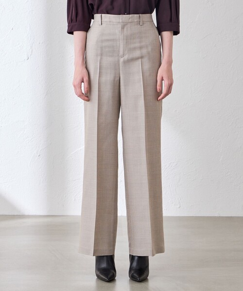 MACKINTOSH LONDON(マッキントッシュ ロンドン)の「キュプラポリエステルストレートワイドパンツ(その他パンツ・レディース・ブラック/ベージュ・36/38/40)」の5枚目の写真