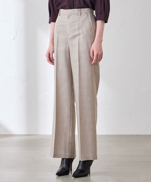 MACKINTOSH LONDON(マッキントッシュ ロンドン)の「キュプラポリエステルストレートワイドパンツ(その他パンツ・レディース・ブラック/ベージュ・36/38/40)」の6枚目の写真