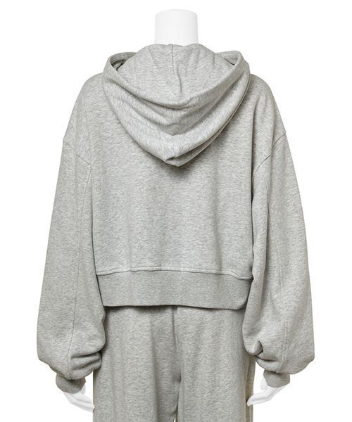 emmi(エミ)の「【W&T】ジップアップフーディー/コンパクトサイズ【セットアップ対応】(パーカー・レディース・グレー/ブラウン/イエロー・F)」の16枚目の写真