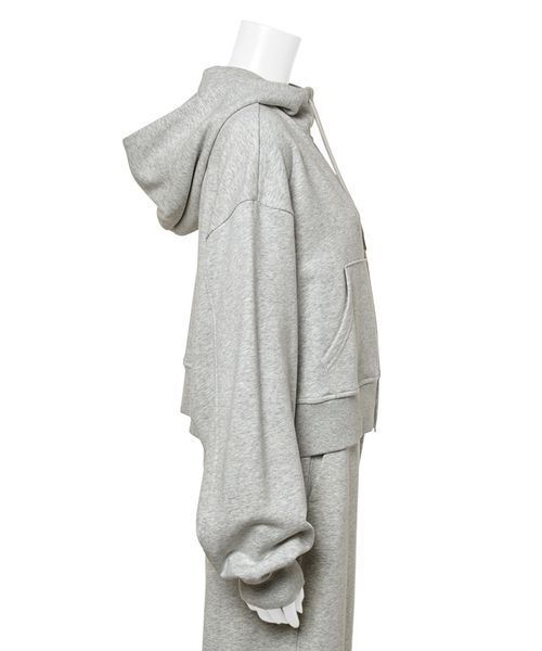 emmi(エミ)の「【W&T】ジップアップフーディー/コンパクトサイズ【セットアップ対応】(パーカー・レディース・グレー/ブラウン/イエロー・F)」の17枚目の写真
