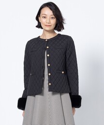 TOCCA｜トッカのノーカラーコート（ブラック/黒色系）通販 - ZOZOTOWN