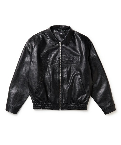 NEW ERA(ニューエラ)の「【NEW ERA】SYNTHETIC LEATHER JK NEYYAN BLK(その他アウター・メンズ・ブラック・X-LARGE/LARGE/MEDIUM)」の6枚目の写真