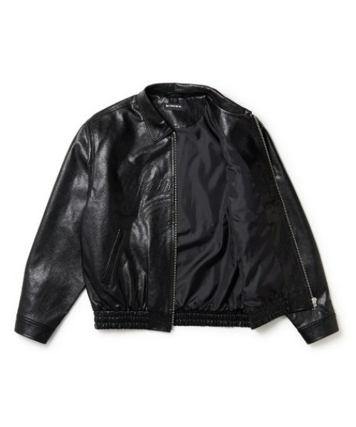 NEW ERA(ニューエラ)の「【NEW ERA】SYNTHETIC LEATHER JK NEYYAN BLK(その他アウター・メンズ・ブラック・X-LARGE/LARGE/MEDIUM)」の7枚目の写真