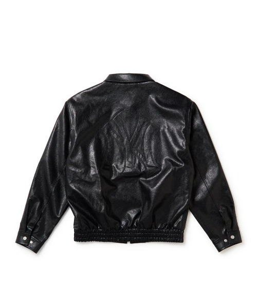 NEW ERA(ニューエラ)の「【NEW ERA】SYNTHETIC LEATHER JK NEYYAN BLK(その他アウター・メンズ・ブラック・X-LARGE/LARGE/MEDIUM)」の8枚目の写真