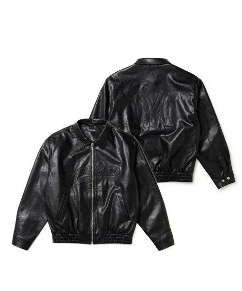 NEW ERA(ニューエラ)の「【NEW ERA】SYNTHETIC LEATHER JK NEYYAN BLK(その他アウター・メンズ・ブラック・X-LARGE/LARGE/MEDIUM)」の5枚目の写真