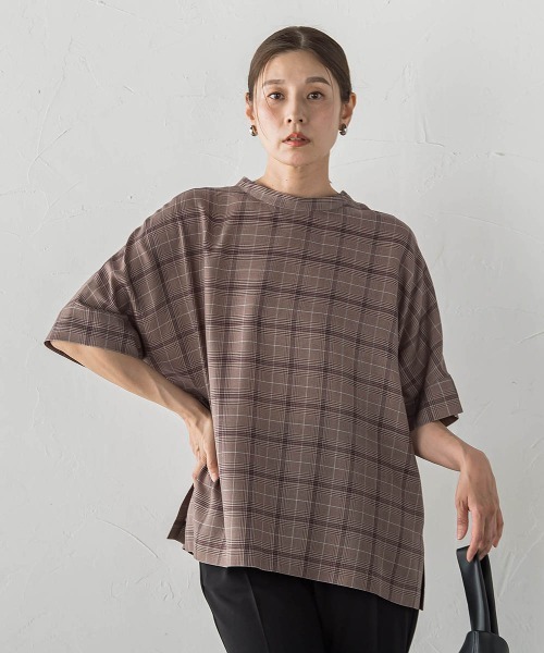 la.f…(ラエフ)の「前後2WAYチェックブラウス(シャツ/ブラウス・レディース・ブラック系その他/ブラウン系その他・9号)」の22枚目の写真
