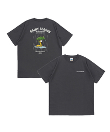 終末の蛇 ウェットムード ネットソーシャル 半袖Tシャツ (チャコール)
