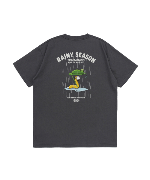 NET SOCIAL CLUB(ネットソーシャルクラブ)の「終末の蛇 ウェットムード ネットソーシャル 半袖Tシャツ (チャコール)(Tシャツ/カットソー・レディース・その他・LARGE/MEDIUM/SMALL/X-LARGE)」の6枚目の写真