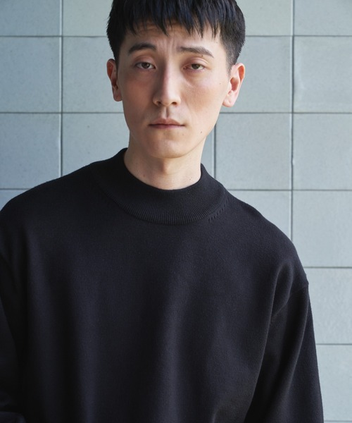 URBAN RESEARCH DOORS(アーバンリサーチドアーズ)の「『UR TECH』200日ニット モックネック(ニット/セーター・メンズ・ブラック/ベージュ/オレンジ・LARGE/X-LARGE/MEDIUM)」の5枚目の写真