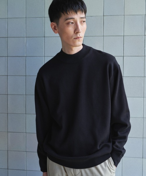 URBAN RESEARCH DOORS(アーバンリサーチドアーズ)の「『UR TECH』200日ニット モックネック(ニット/セーター・メンズ・ブラック/ベージュ/オレンジ・LARGE/X-LARGE/MEDIUM)」の6枚目の写真