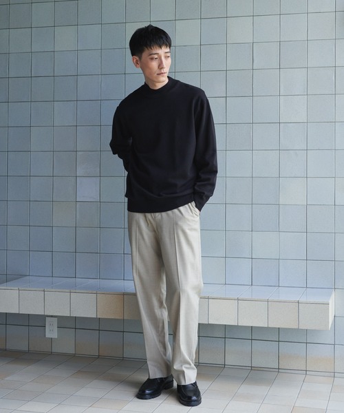 URBAN RESEARCH DOORS(アーバンリサーチドアーズ)の「『UR TECH』200日ニット モックネック(ニット/セーター・メンズ・ブラック/ベージュ/オレンジ・LARGE/X-LARGE/MEDIUM)」の8枚目の写真
