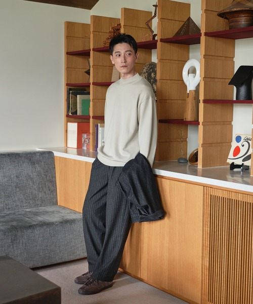 URBAN RESEARCH DOORS(アーバンリサーチドアーズ)の「『UR TECH』200日ニット モックネック(ニット/セーター・メンズ・ブラック/ベージュ/オレンジ・LARGE/X-LARGE/MEDIUM)」の13枚目の写真