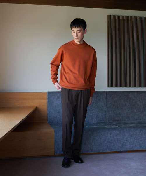 URBAN RESEARCH DOORS(アーバンリサーチドアーズ)の「『UR TECH』200日ニット モックネック(ニット/セーター・メンズ・ブラック/ベージュ/オレンジ・LARGE/X-LARGE/MEDIUM)」の17枚目の写真