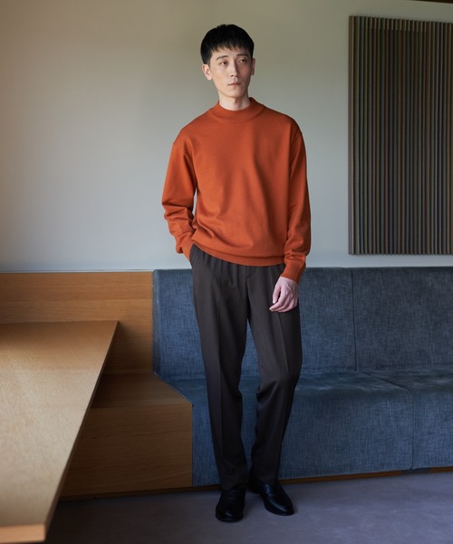 URBAN RESEARCH DOORS(アーバンリサーチドアーズ)の「『UR TECH』200日ニット モックネック(ニット/セーター・メンズ・ブラック/ベージュ/オレンジ・LARGE/X-LARGE/MEDIUM)」の18枚目の写真